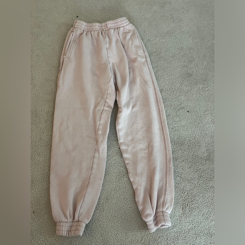 xs light pink aerie sweatpants $20